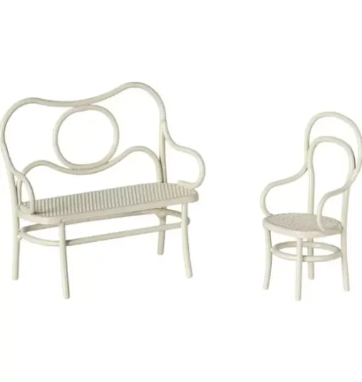 Café set, Mouse, Small - Off white