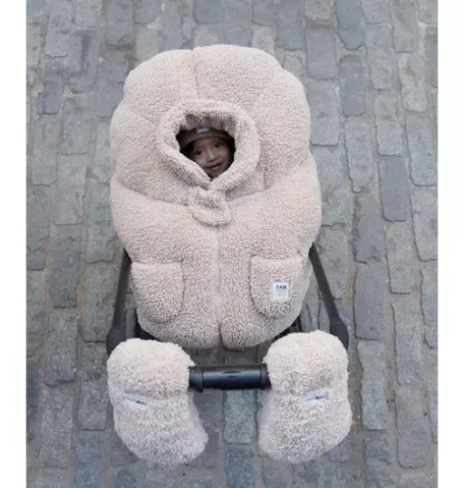 Car Seat Cocoon - Teddy