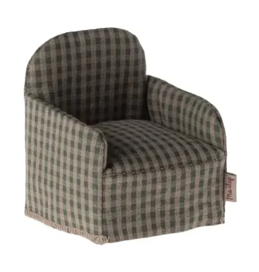 Chair, Mouse - Green checker