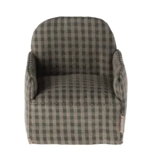 Chair, Mouse - Green checker