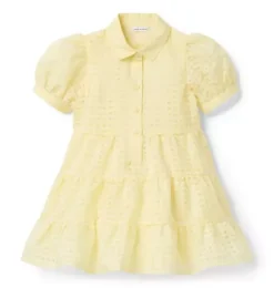 Checked Organza Dress