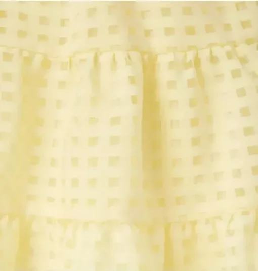 Checked Organza Dress