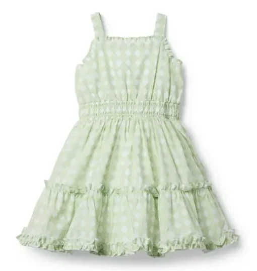 Checked Ruffle Dress