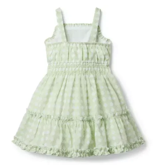 Checked Ruffle Dress