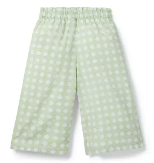 Checked Wide Leg Pant