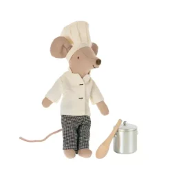 Chef mouse w. soup pot and spoon