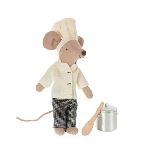 Chef mouse w. soup pot and spoon