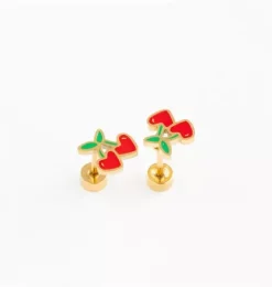 Cherries Stud Earrings