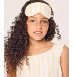 Children's Sleep Mask in Sunny Stripe