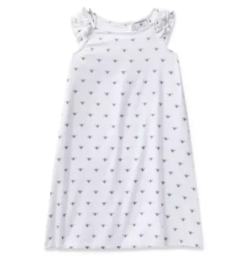 Children's Twill Amelie Nightgown in Buzzing Bees