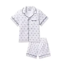 Children's Twill Short Set in Buzzing Bees