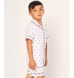 Children's Twill Short Set in Buzzing Bees