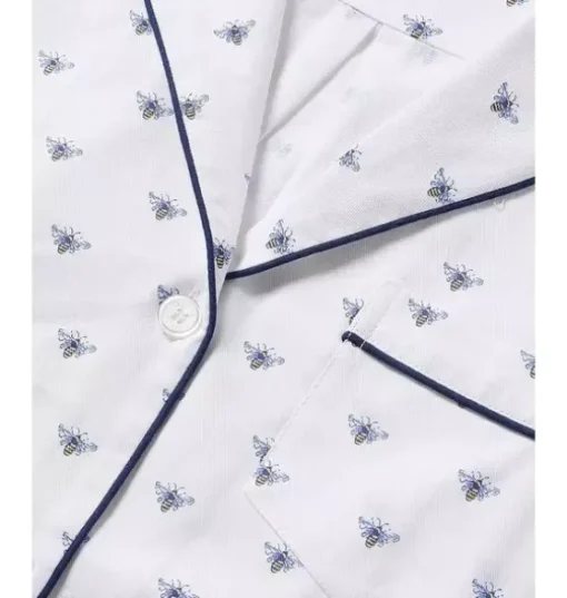Children's Twill Short Set in Buzzing Bees