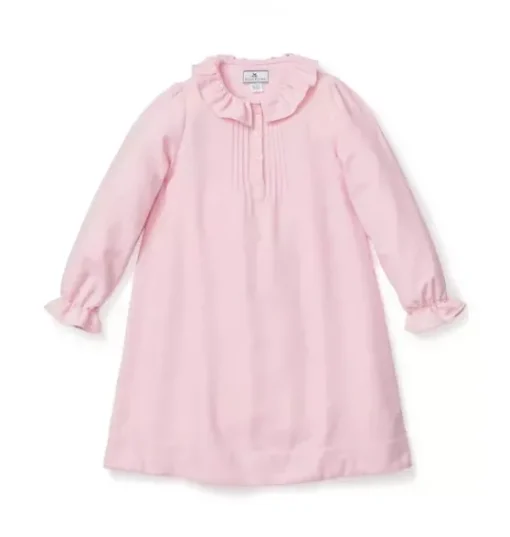Children's Victoria Nightgown in Pink Flannel