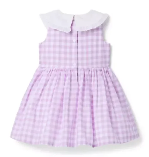 Collared Gingham Dress