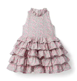 Colleen's Orchard Dress Made With Liberty Fabric