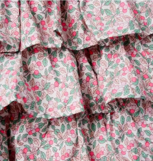 Colleen's Orchard Dress Made With Liberty Fabric