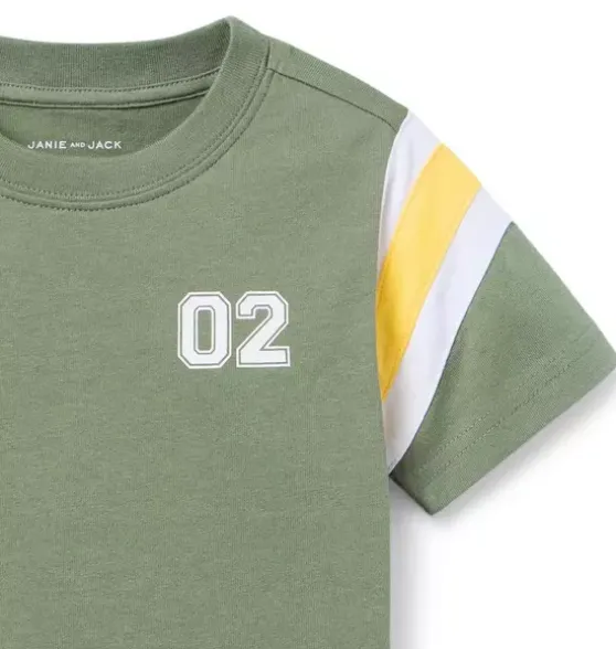 Colorblock Sleeve Tee