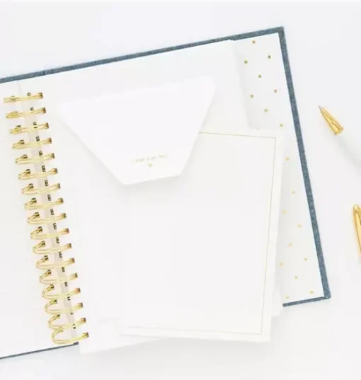 Cream and Black Pindot Baby Book