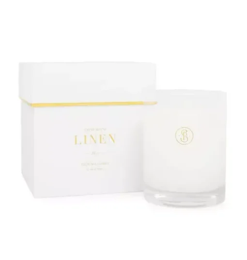 Crisp White Linen Signature Candle