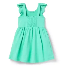 Crochet Collar Ponte Dress