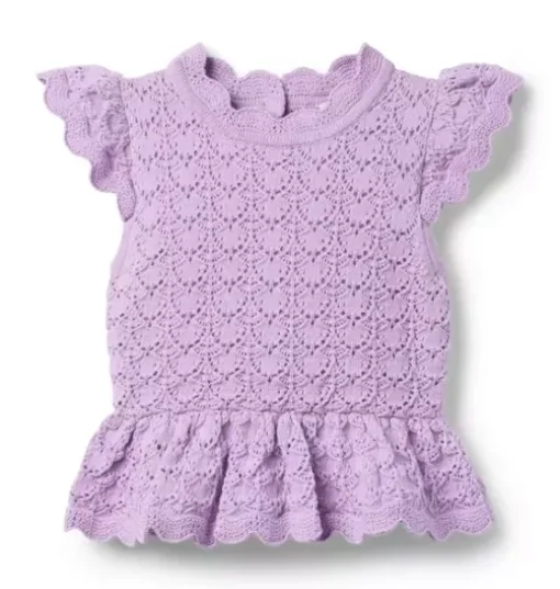 Crochet Peplum Top