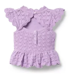 Crochet Peplum Top