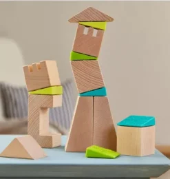 Crooked Towers Wooden Blocks