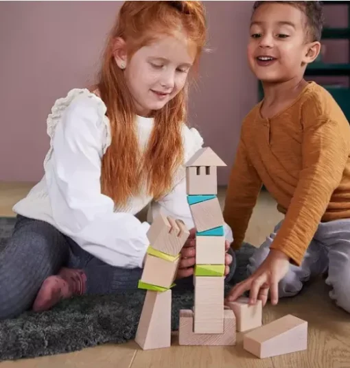 Crooked Towers Wooden Blocks