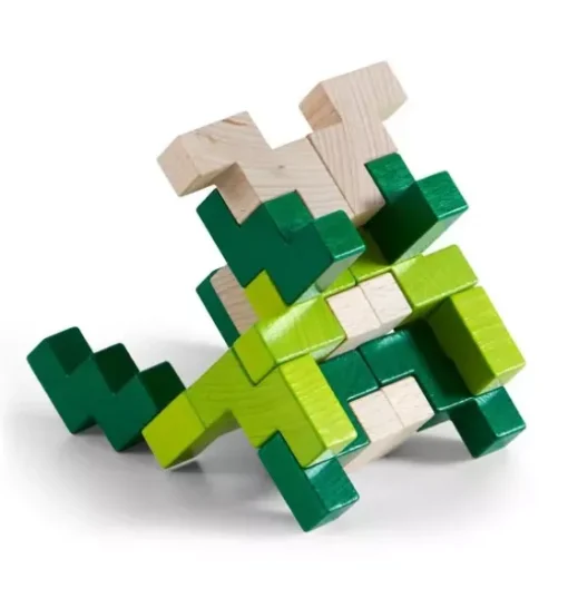 3D Viridis Wooden Stacking Game
