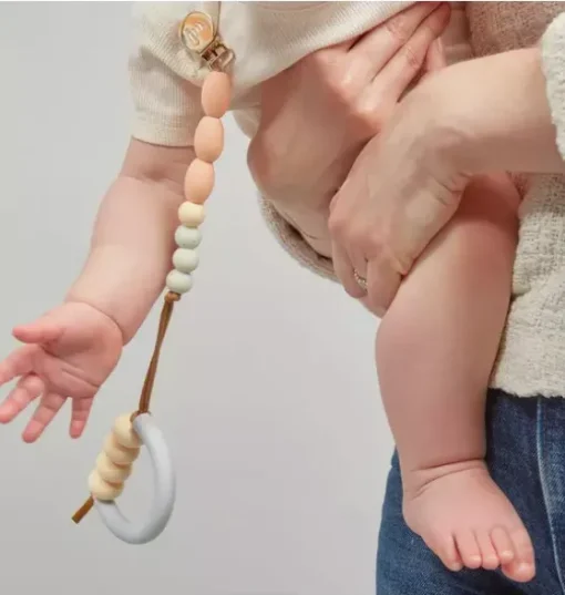 Dandelion Arch Teether + Clip Set