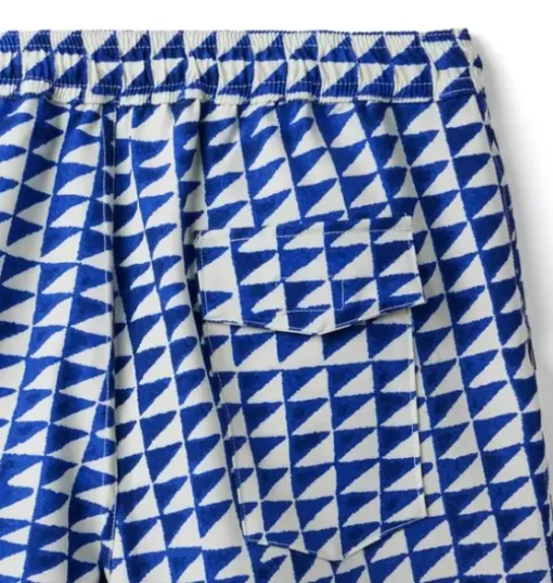 Dawne Florine Men's Tile Print Swim Trunk