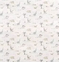 Dino Dreams Crib Sheet - Sage
