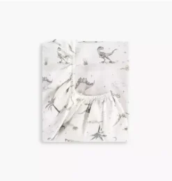 Dino Dreams Crib Sheet - Sage