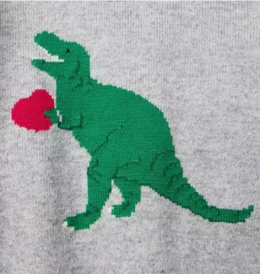Dinosaur Heart Sweater