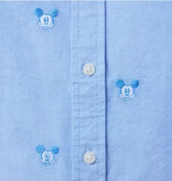 Disney Mickey Mouse Embroidered Oxford Shirt
