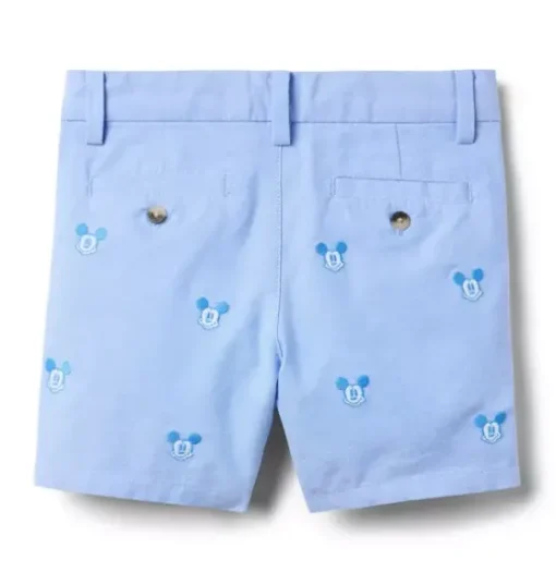 Disney Mickey Mouse Embroidered Oxford Short