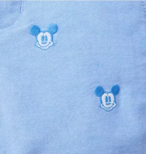 Disney Mickey Mouse Embroidered Oxford Short