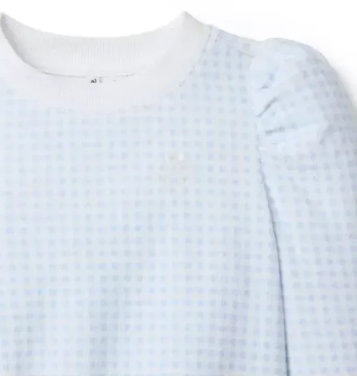 Disney Mickey Mouse Gingham Sweatshirt