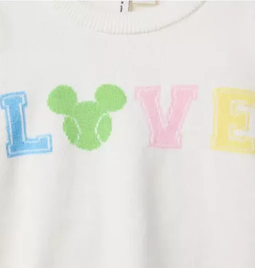Disney Mickey Mouse Love Sweater Top