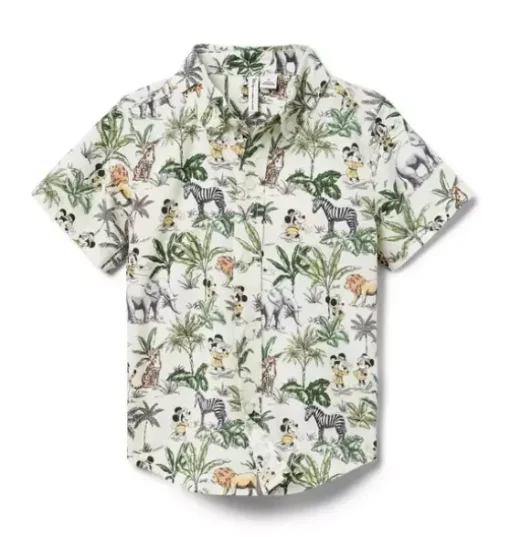 Disney Mickey Mouse Safari Poplin Shirt