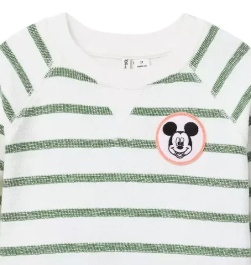 Disney Mickey Mouse Striped Sweatshirt