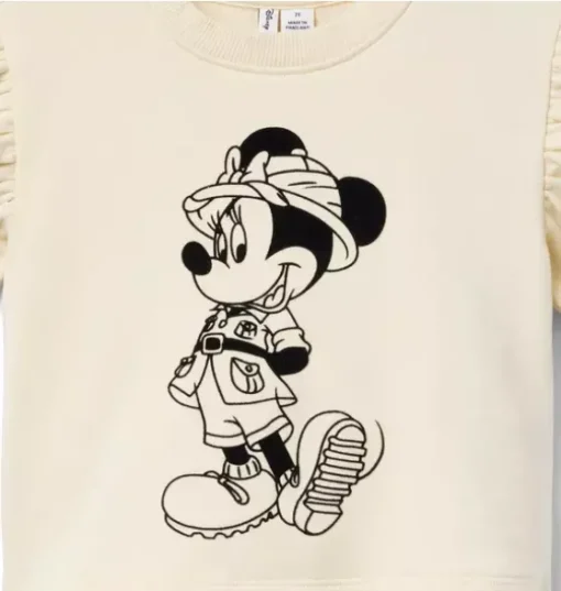 Disney Minnie Mouse French Terry Top