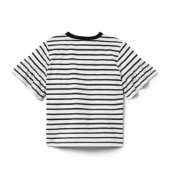 Disney Minnie Mouse Striped Ruffle Top