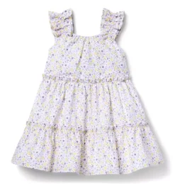 Ditsy Floral Ruffle Strap Dress