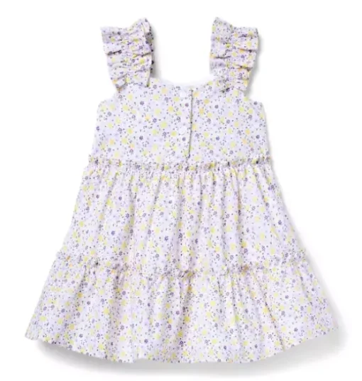 Ditsy Floral Ruffle Strap Dress