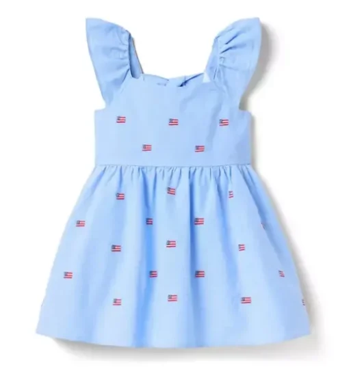 Embroidered Flag Dress