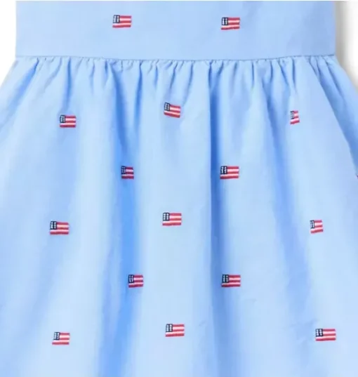 Embroidered Flag Dress