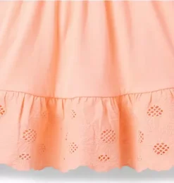 Embroidered Floral Tiered Dress