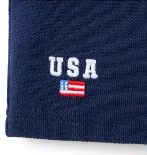 Embroidered USA Pique Short